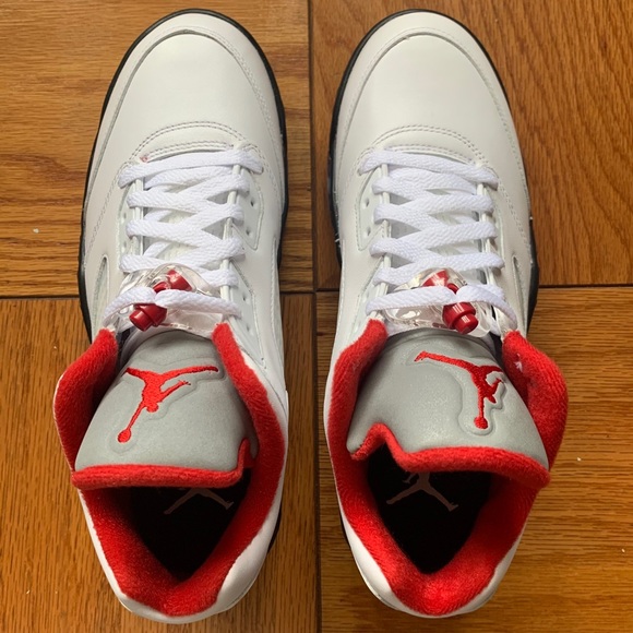 Men's Air Jordan Retro 5 Low Golf 'Fire Red' - Picture 5 of 8